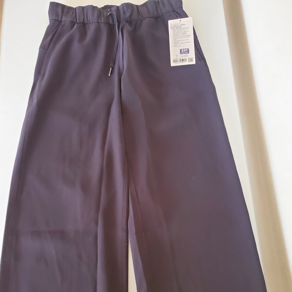 On the fly wide leg pant